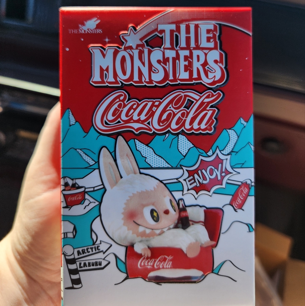 Pop Mart Labubu Coca-Cola Series Crazy Ride Figure - Red